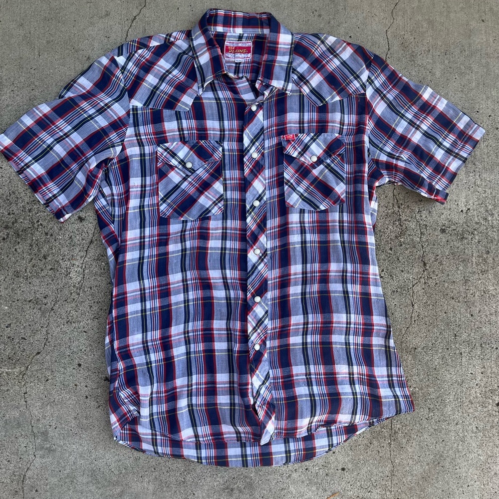 Vintage Ely Plains Western Pearl Snap 1970s Shirt